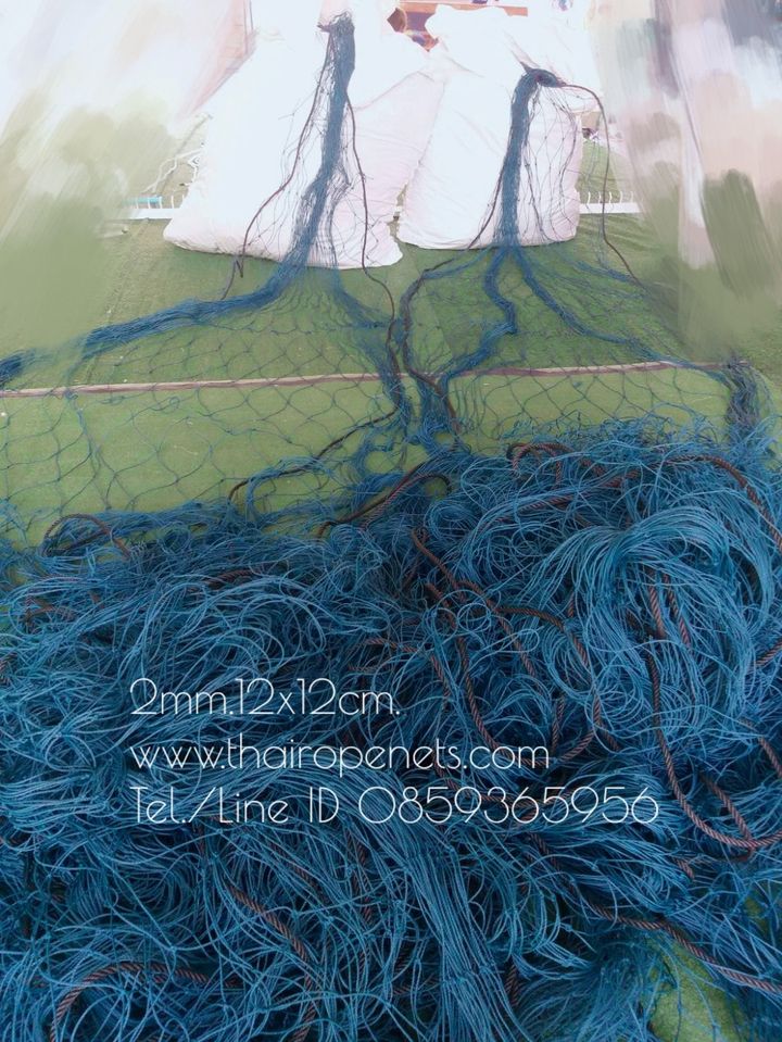 ความสูง 6 เมตร⭐ตาข่ายกันบอลออกจากสนาม รุ่นมาตรฐาน⭐ทนแรงกระแทก ตาข่ายกัน UV