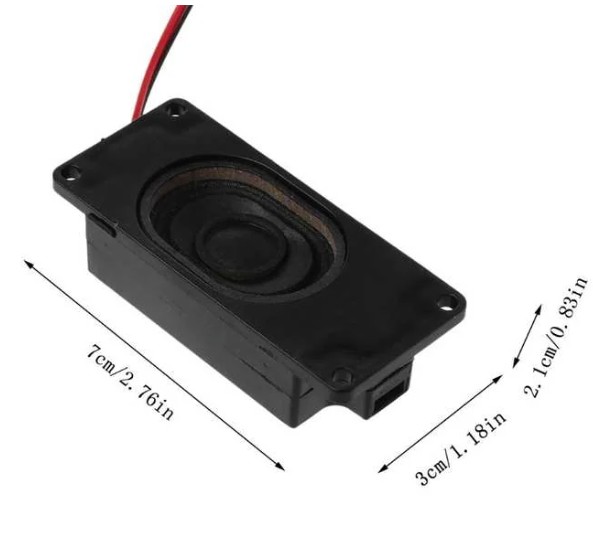 ลำโพง ขนาด 30x70mm. Full Range Mini Box Speaker 3 Watt 4 Ohm