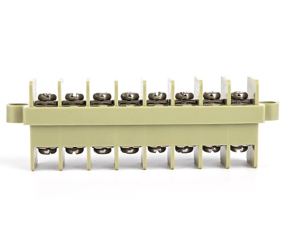 JPA2.5 Pitch 10mm.660V 24A 2PIN through the wall fence high current terminal block