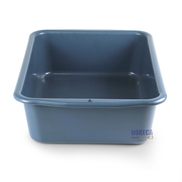 Gray dish storage basin for use in Boss dish carts