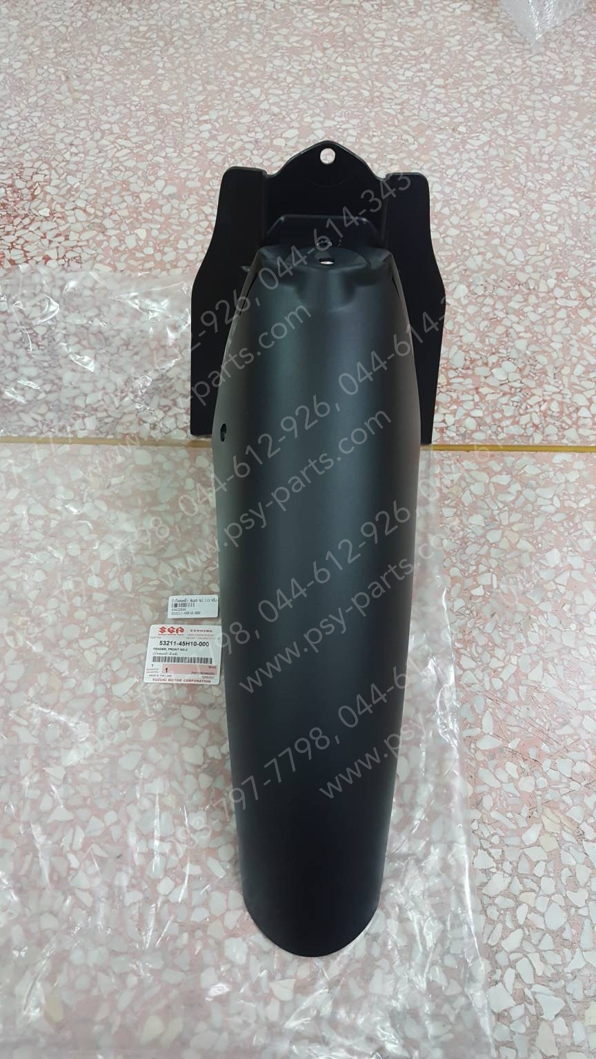 บังโคลนหน้า SMASH แจ่มแจ๋วประหยัด 113 แท้ๆ หลัง-สีดำ 53211-45H10-000