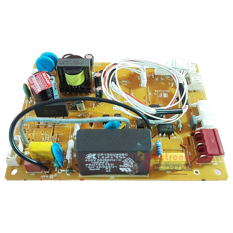 แผงบอร์ดควบคุมแอร์คอยเย็นSHARP-ชาร์ป ใช้ได้กับรุ่นที่ระบุไว้-อะไหล่ใหม่แท้บริษัท