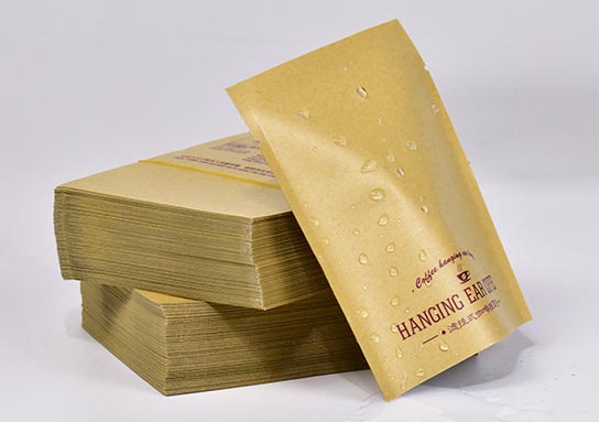 ถุงฟอยด์เมทัลไลท์พิมพ์ลาย ซีล 3 ด้าน ก้นแบน