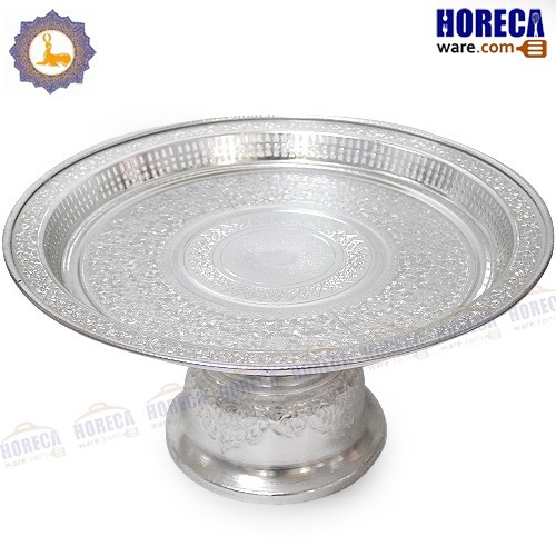 Thai style Khanto tray, silver, 46 cm, seal