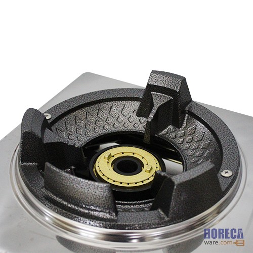 เตาแก๊สสแตนเลส หัวคู่ KB4 ตั้งโต๊ะ ตราไดน่า