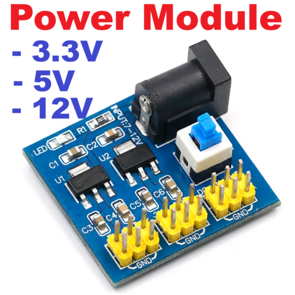 DC-DC 12V to 3.3V 5V Power Module 3.3V 5V 12V Multiple Output Voltage Conversion