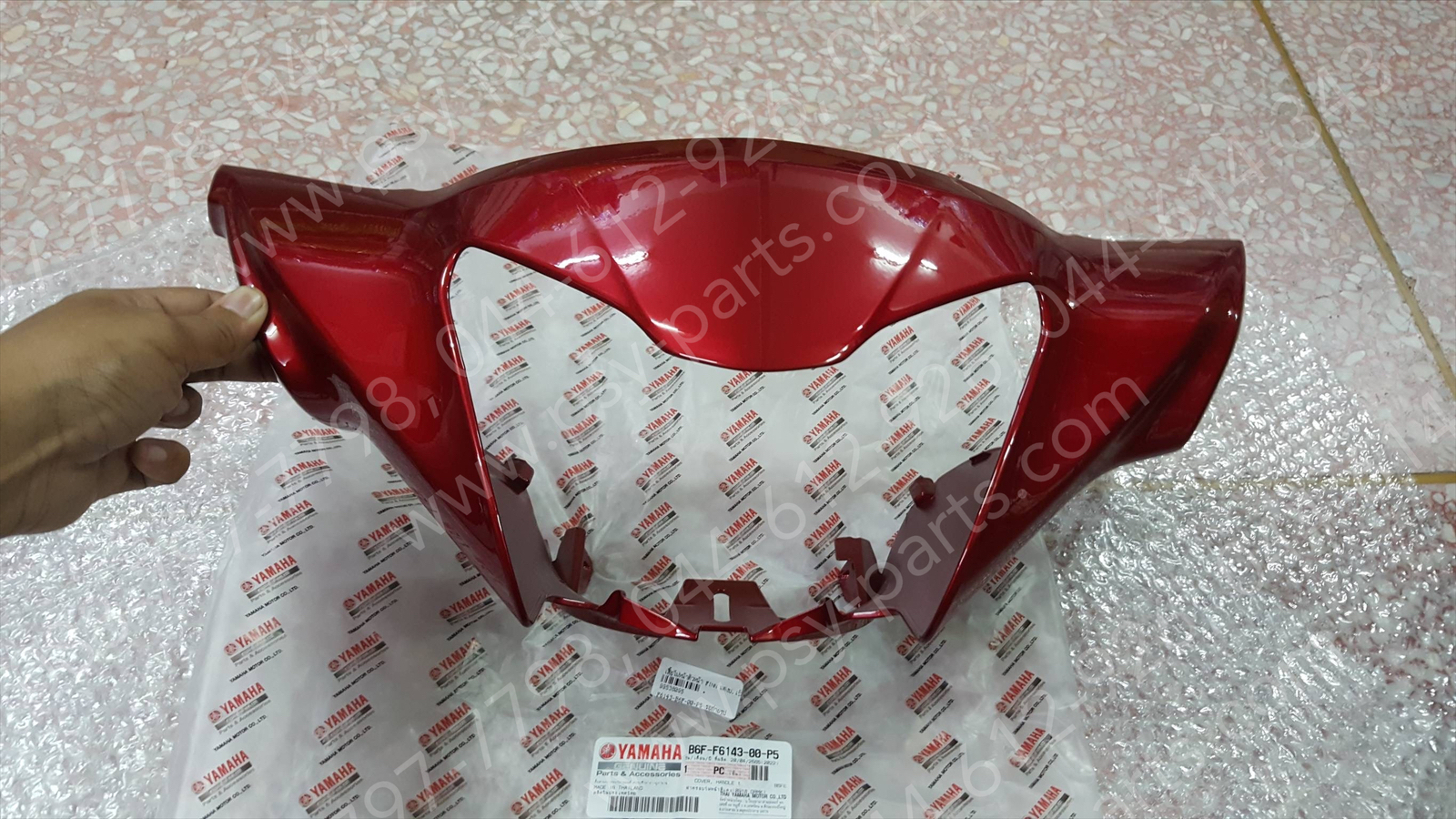 เสื้อไฟหน้าตัวหน้า FINN แท้ๆ สีแดงบรอนซ์เข้ม (918) B6F-F6143-00-P5