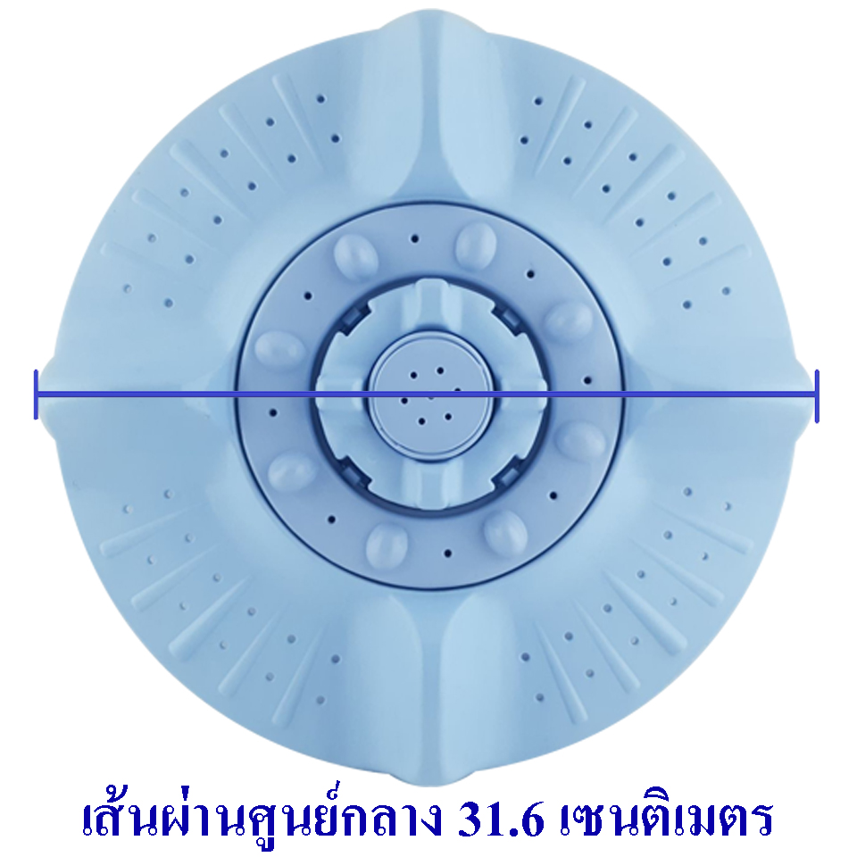 ใบพัดซักเครื่องซัก HITACHI-ฮิตาชิ รุ่น PS-80FSJ/PS-70J/PS-70JJ/PS-80JS/PS-80JSJ/PS-80DSJ/PS-80DS/PS-85LSJ-ขนาด 31.6 เซนติเมตร รูแกนเหลี่ยม สามารถใช้กับเครื่องซักผ้าทั่วไป
