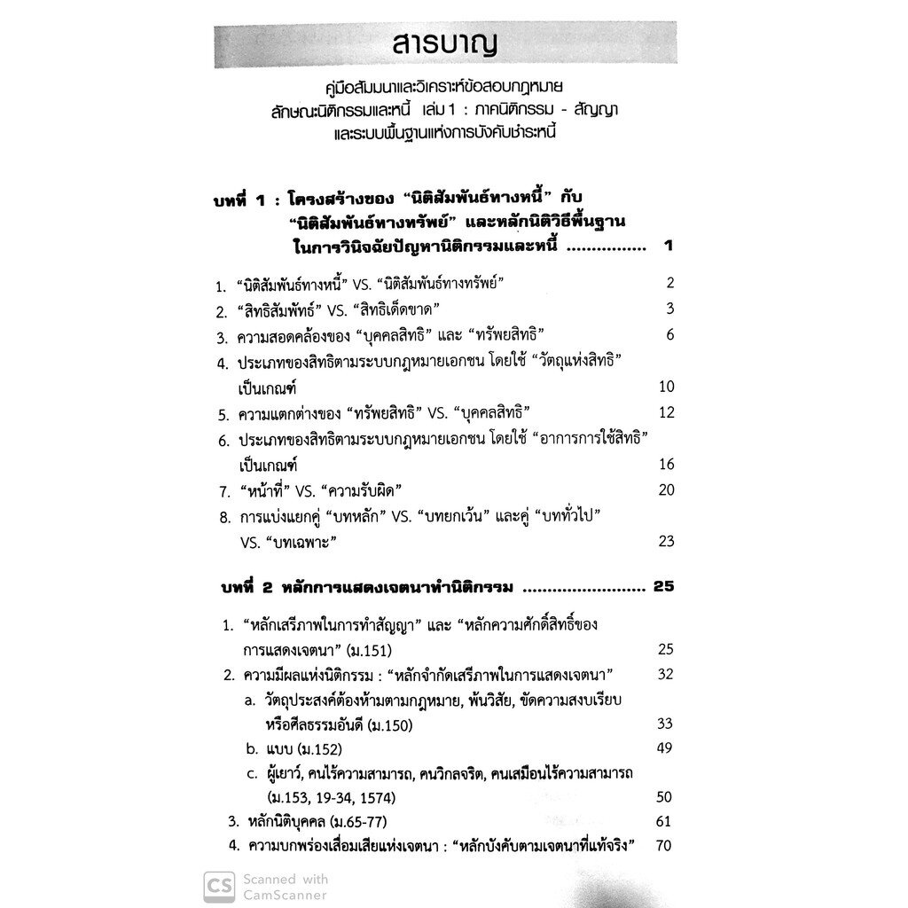 คู่มือสัมมนาและวิเคราะห์ข้อสอบกฎหมาย นิติกรรมและหนี้ เล่ม1 [ภาคนิติกรรม-สัญญา ระบบพื้นฐานแห่งการบังคับชำระหนี้] พลภวิษย์