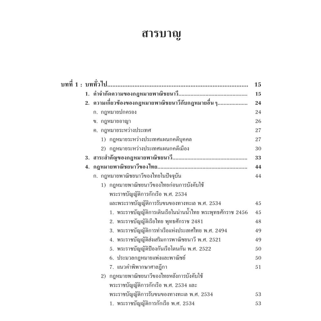 (ห่อปก) กฎหมายพาณิชยนาวี (Maritime Law) ตอนที่ 1 / โดย : ศ.ดร.ไผทชิต เอกจริยกร / ปีที่พิมพ์ : มกราคม 2567(ครั้งที่ 7)