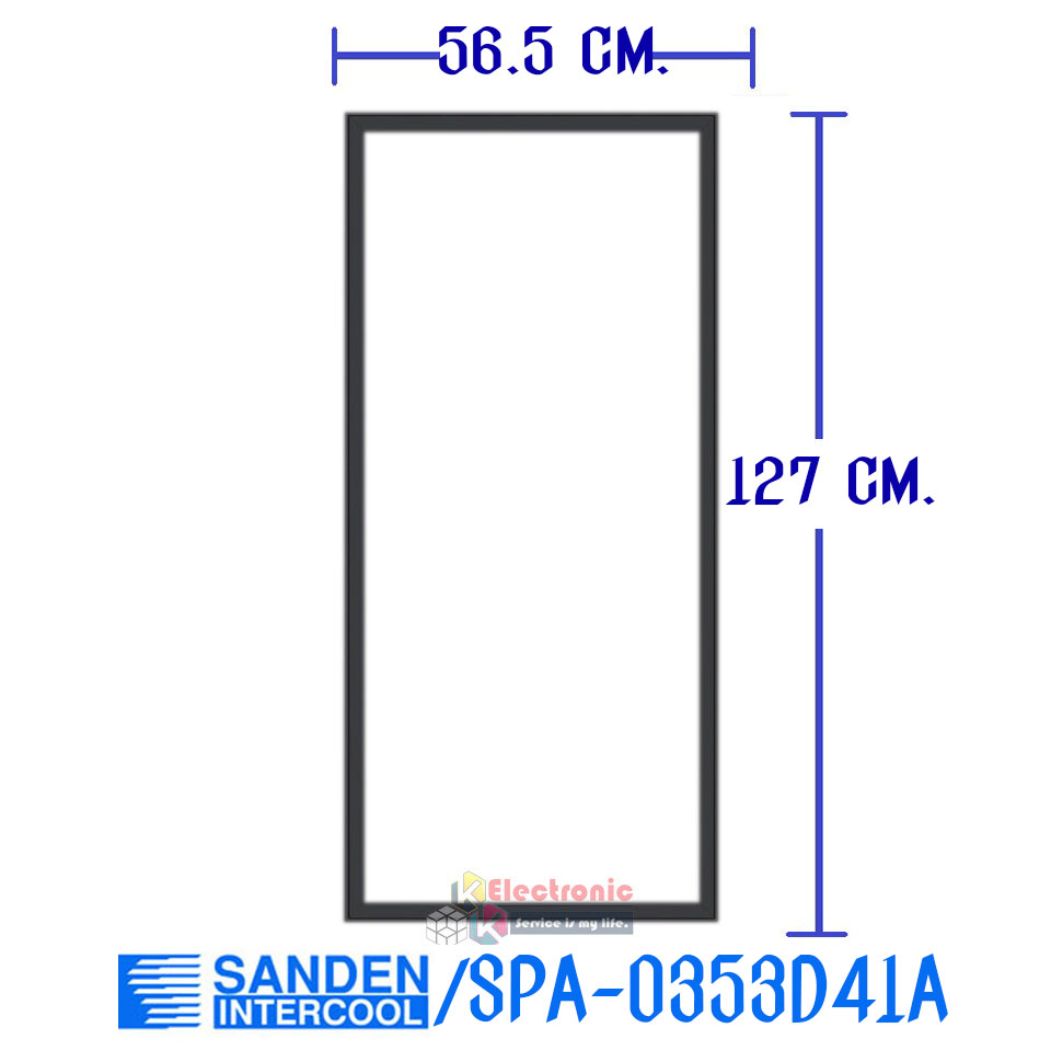 ขอบยางประตูตู้แช่SandenIntercool-ซันเดนท์ อินเตอร์คูล สำหรับรุ่น SPA-0353D41A*อะไหล่ใหม่แท้บริษัท ใส่ง่าย อายุการใช้งานยาวนาน