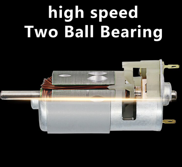 775 DC Motor 12V 100W 10000rpm double ball bearing Large Torque Low Noise