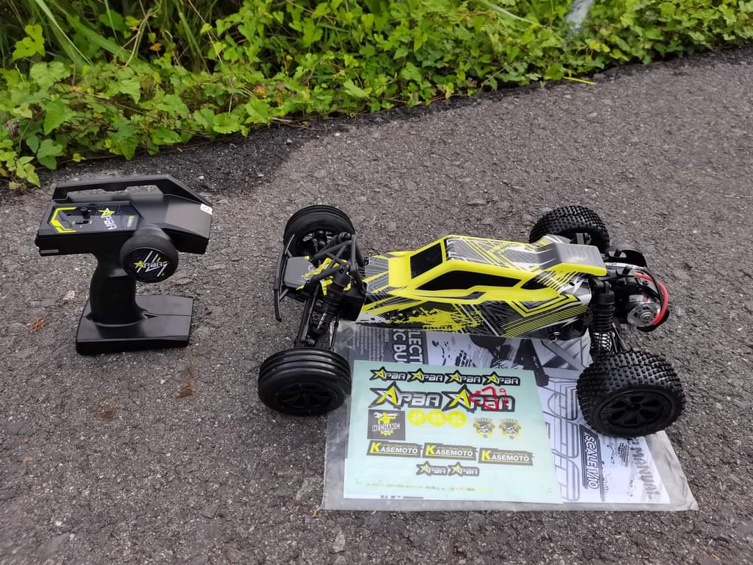 รถบังคับวิทยุ KASEMOTO APBA 1/10 BUGGY 2.4 GHZ 50KMH ชุดพร้อมเล่น ระบบโช๊คอัพ 4ล้อ