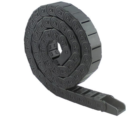 รางกระดูกงู เก็บสายไฟ 15x20mm ยาว 1 เมตร Cable Drag Chain Open On Both Side Plastic Towline