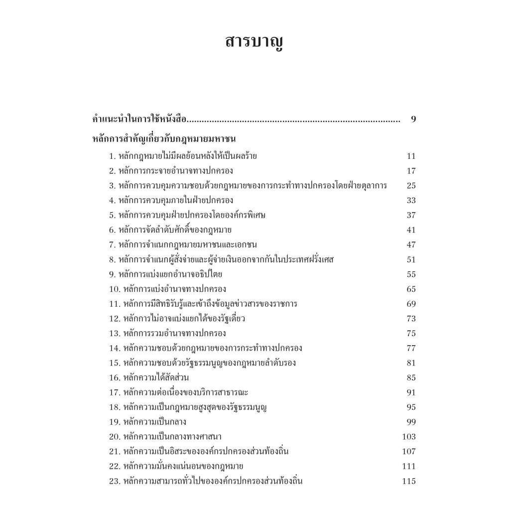 หลักการสำคัญเกี่ยวกับกฎหมายมหาชน โดย : อ.ณัฐวุฒิ คล้ายขำ ปีที่พิมพ์ : มิถุนายน 2567 (ครั้งที่ 1)