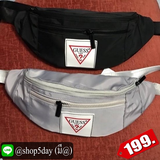 ♨️ กระเป๋าคาดอก-เอว GUESS งานป้าย ผ้าลื่น (2020)