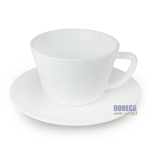ถ้วยกาแฟจานรอง 190มล เนื้อโอปอ ตรายูเอสเอ