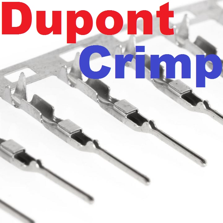 Male Dupont Crimp Connector Wire Jumper Pin Header Connector