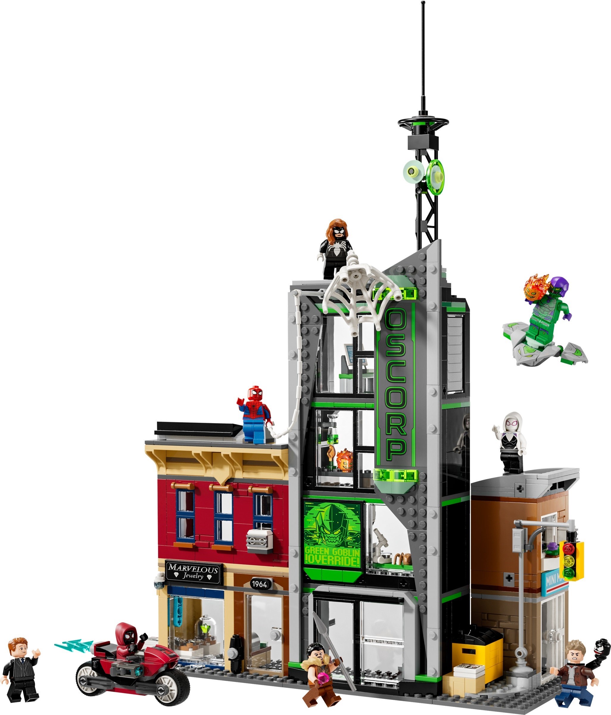 LEGO Super Heroes Marvel เลโก้ 76324 Spider-Man vs. Oscorp