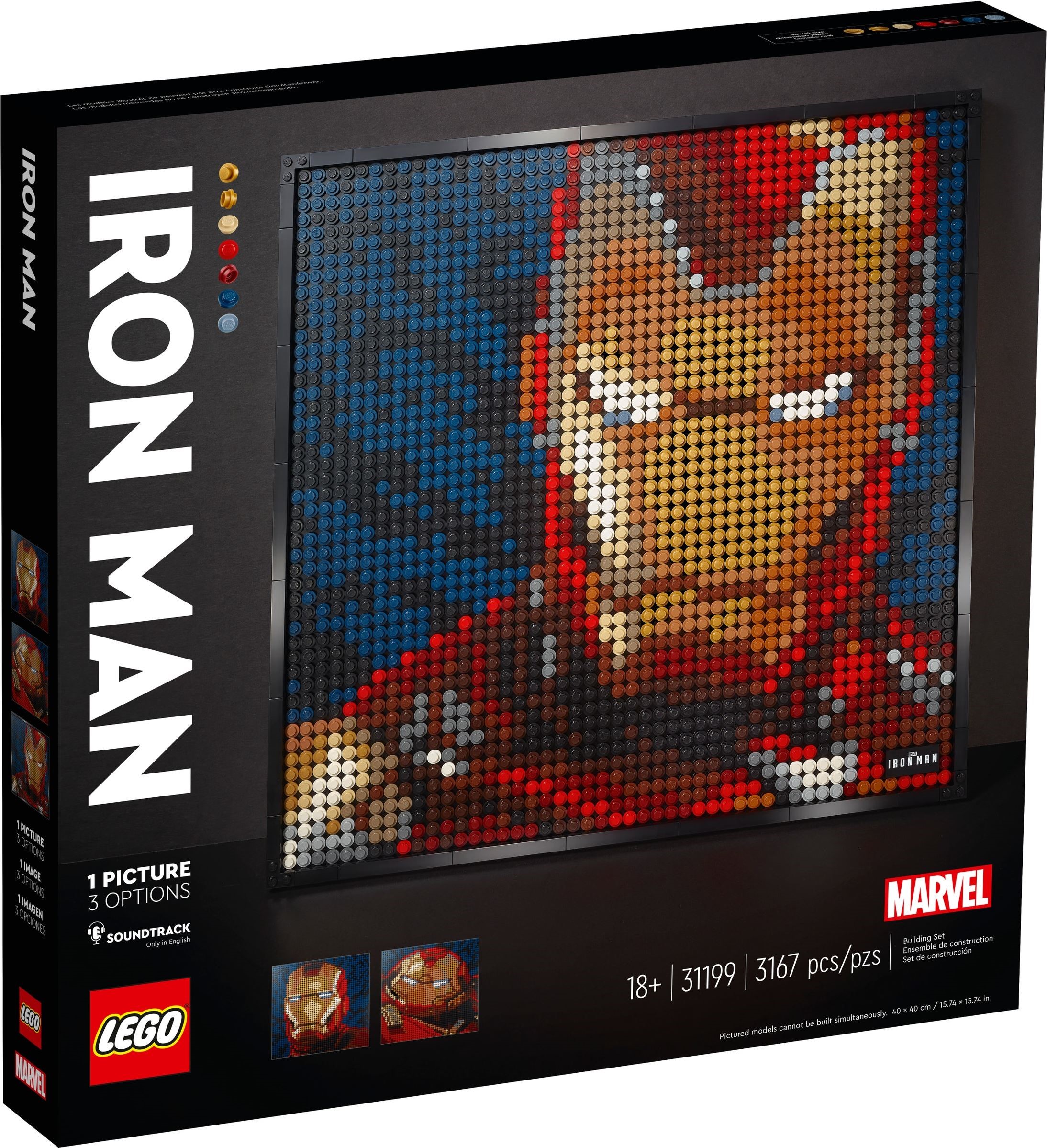 LEGO Art Mosaic เลโก้ 31199 Marvel Studios Iron Man