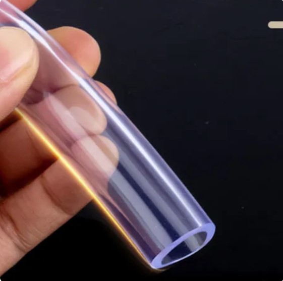 สายยางอ่อนใส 6x8 mm. thickness 1.2 mm. แบ่งขายเป็นเมตร รอบนอก 8 mm. รูใน 6 mm. หนา 1.2 mm. water pipe transparent non-toxic tube PVC Hoses