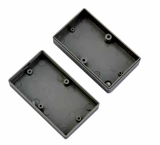 กล่องพลาสติก 72*42*22 mm. สีดำ (ไม่รวมน็อต) Plastic shell junction box instrument case over-wire box fixture box Black color (No screws)