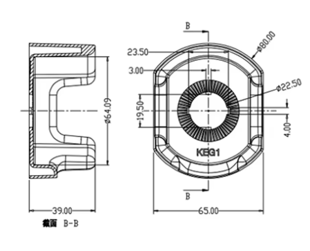 ฝาครอบป้องกันปุ่มหยุดฉุกเฉิน F22-12-22mm. Emergency Stop Protection Cover Switch
