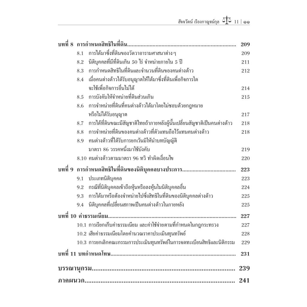 คำอธิบาย ประมวลกฎหมายที่ดิน (The Land Code)/โดย : ผศ.ดร.สัจจวัตน์ เรืองกาญจน์กุล/ปีที่พิมพ์ : กรกฎาคม 2567 (ครั้งที่ 1)