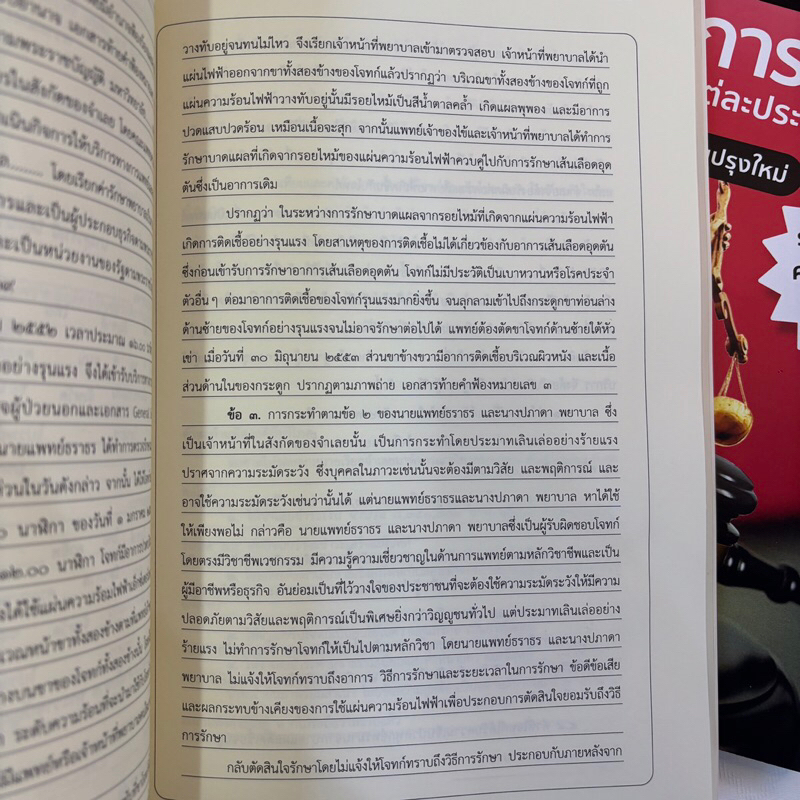 คดีทางการแพทย์แนวคำพิพากษาแต่ละประเด็นที่น่าสนใจ (ขวัญชัย โชติพันธุ์) / ปีที่พิมพ์ : 2567