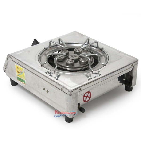 เตากล่องสเตนเลส หัวเดี่ยว ขาลวด หัวT-260 ไทยฟลาวเวอร์