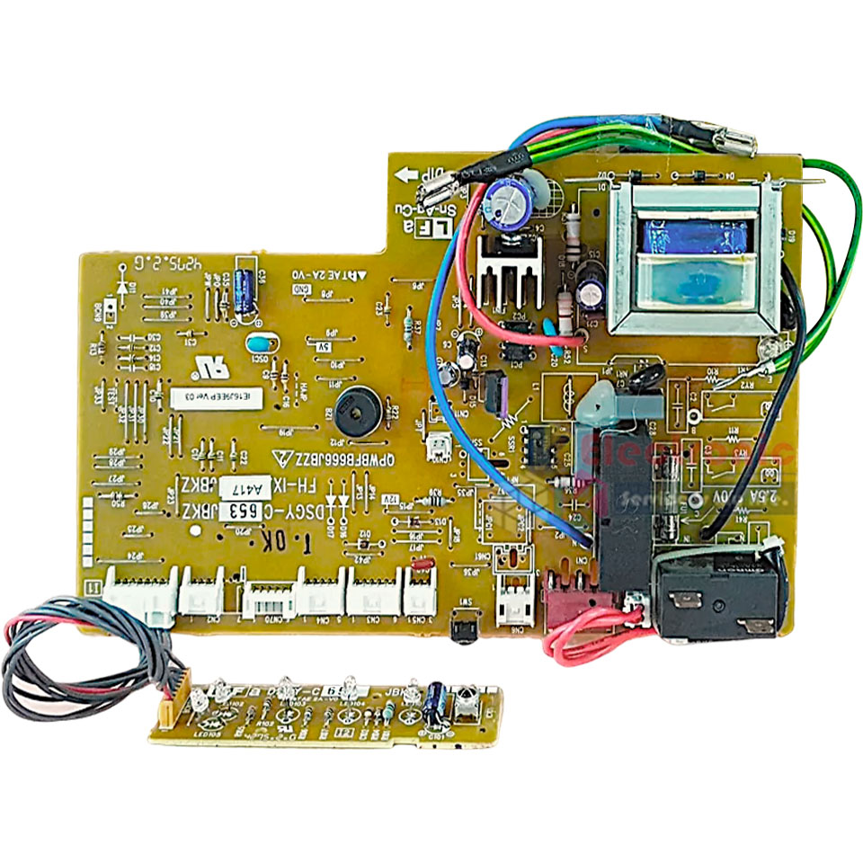 แผงบอร์ดควบคุมแอร์คอยเย็นSHARP-ชาร์ป รุ่น AH-PTX11-อะไหล่ใหม่แท้บริษัท