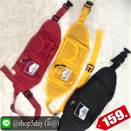 ⚡️ กระเป๋าคาดอก-เอว Marlboro สุดเท่ ⚡️
