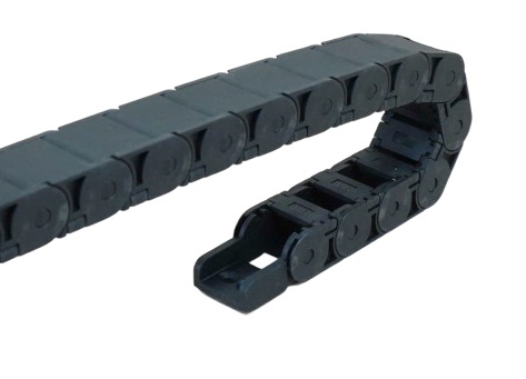 รางกระดูกงู เก็บสายไฟ 15x20mm ยาว 1 เมตร Cable Drag Chain Open On Both Side Plastic Towline