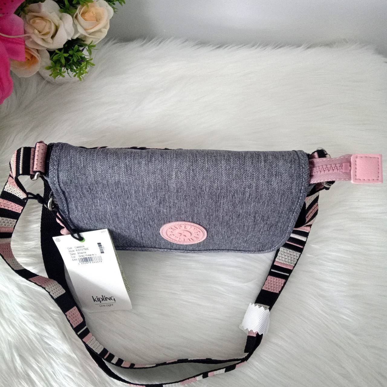 Kipling Shayna กระเป๋าสะพายไหล่ กระเป๋า ไนล่อน แท้