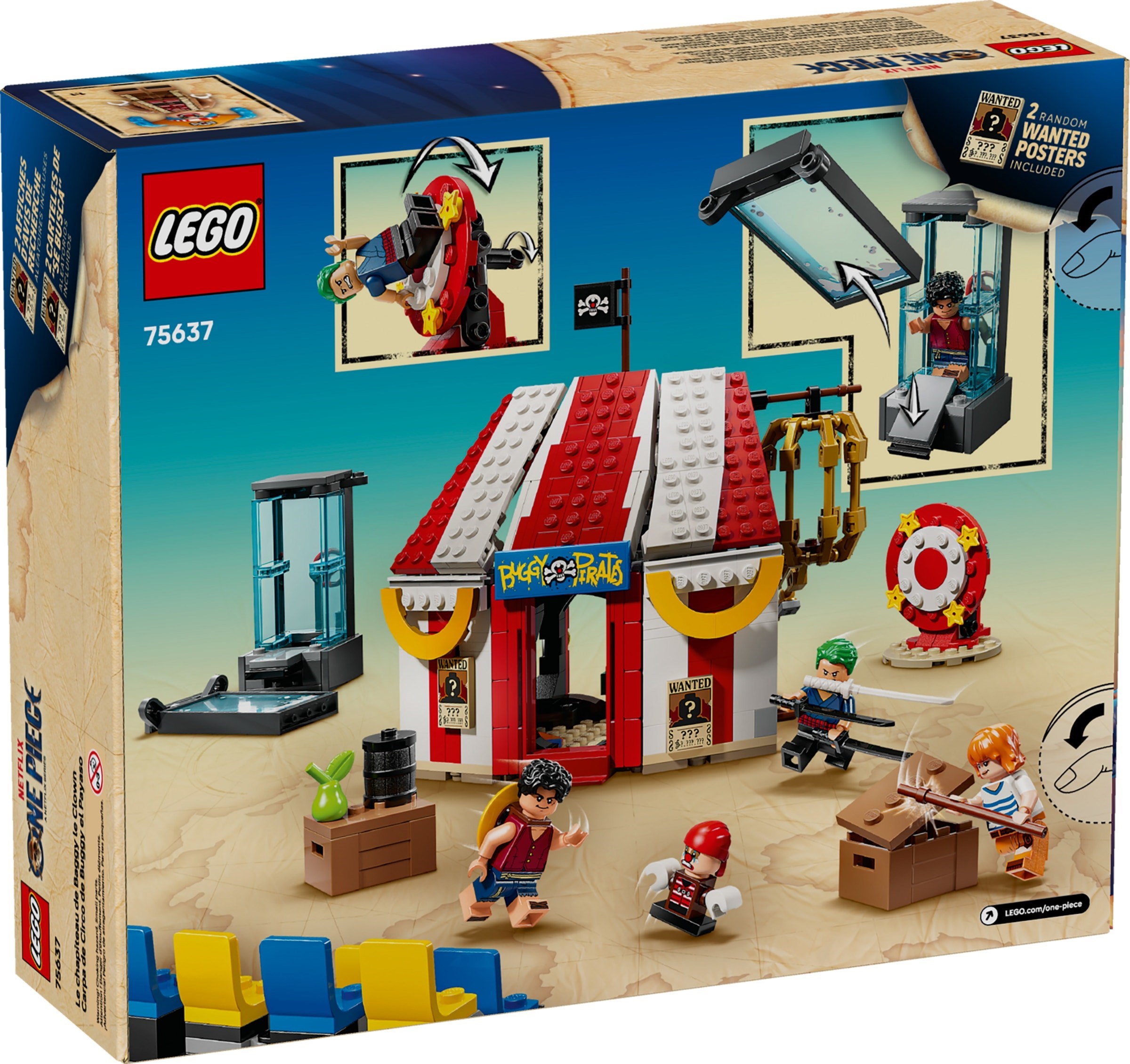LEGO One Piece เลโก้ 75637 Buggy the Clown's Circus Tent