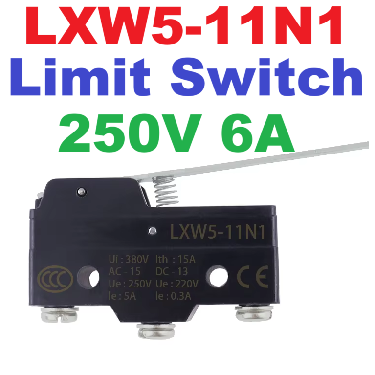 LXW5-11N1 Limit Switch 250V 6A micro switch Trip Switch On And Off Self Reset ลิมิตสวิตช์ ไมโครสวิทช์