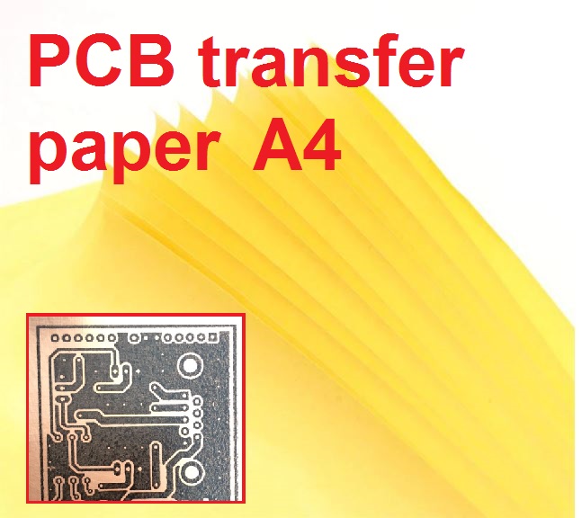 กระดาษโฟโต้ ขนาด A4 สำหรับทำลายวงจร ด้วยตนเอง PCB Thermal Transfer Paper Board Making Laser Circuit board Toner Transfer Paper PCB A4