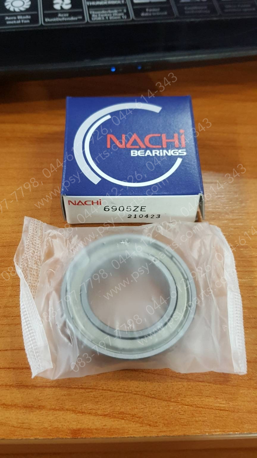 ลูกปืนตลับ 6905 (NACHI)