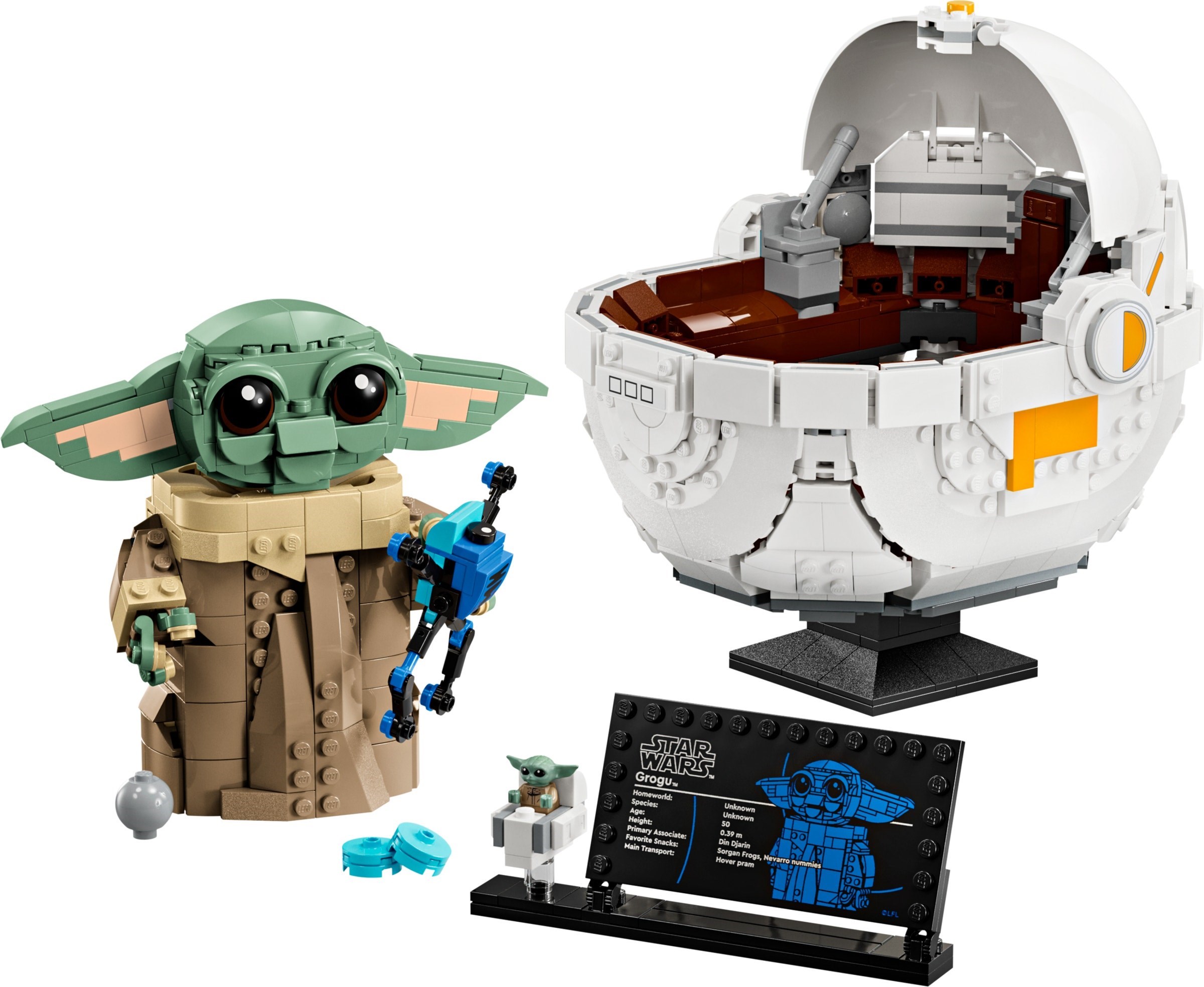 LEGO Star Wars เลโก้ 75403 Grogu with Hover Pram