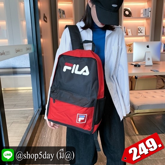 ♨️ Fila กระเป๋าเป้สะพายหลัง สำหรับวัยทีน ⚡️