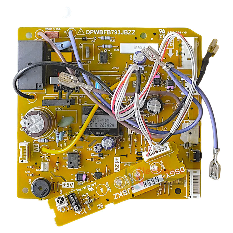 แผงบอร์ดควบคุมแอร์คอยเย็นSHARP-ชาร์ป รุ่น AH-PF13-อะไหล่ใหม่แท้บริษัท