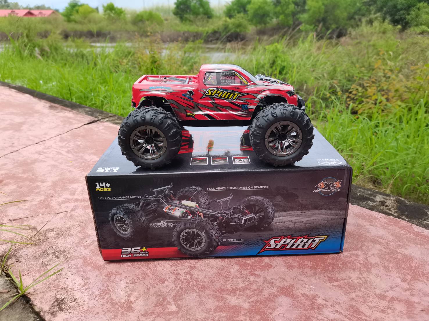 รถบังคับวิทยุ Xinlehong RC 9130 2.4.GHZ 1/16 4WD ความเร็ว.36 กม./ชม. ระบบไฟฟ้า RTR ความเร็วสูงชุดพร้อมเล่น