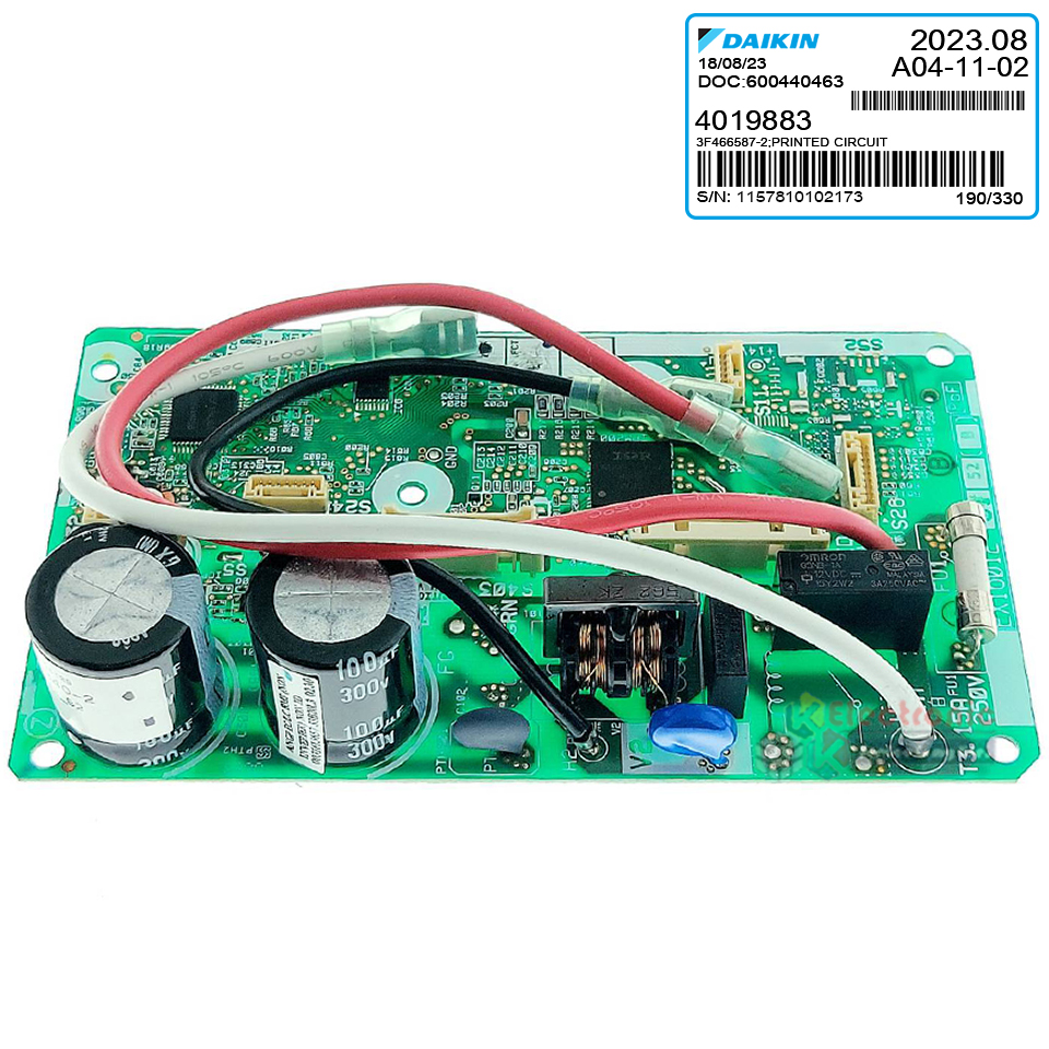 แผงบอร์ดแอร์คอยเย็นDAIKIN-ไดกิ้น รุ่น FTM13PV2S-อะไหล่ใหม่แท้บริษัท #อะไหล่แอร์DAIKIN