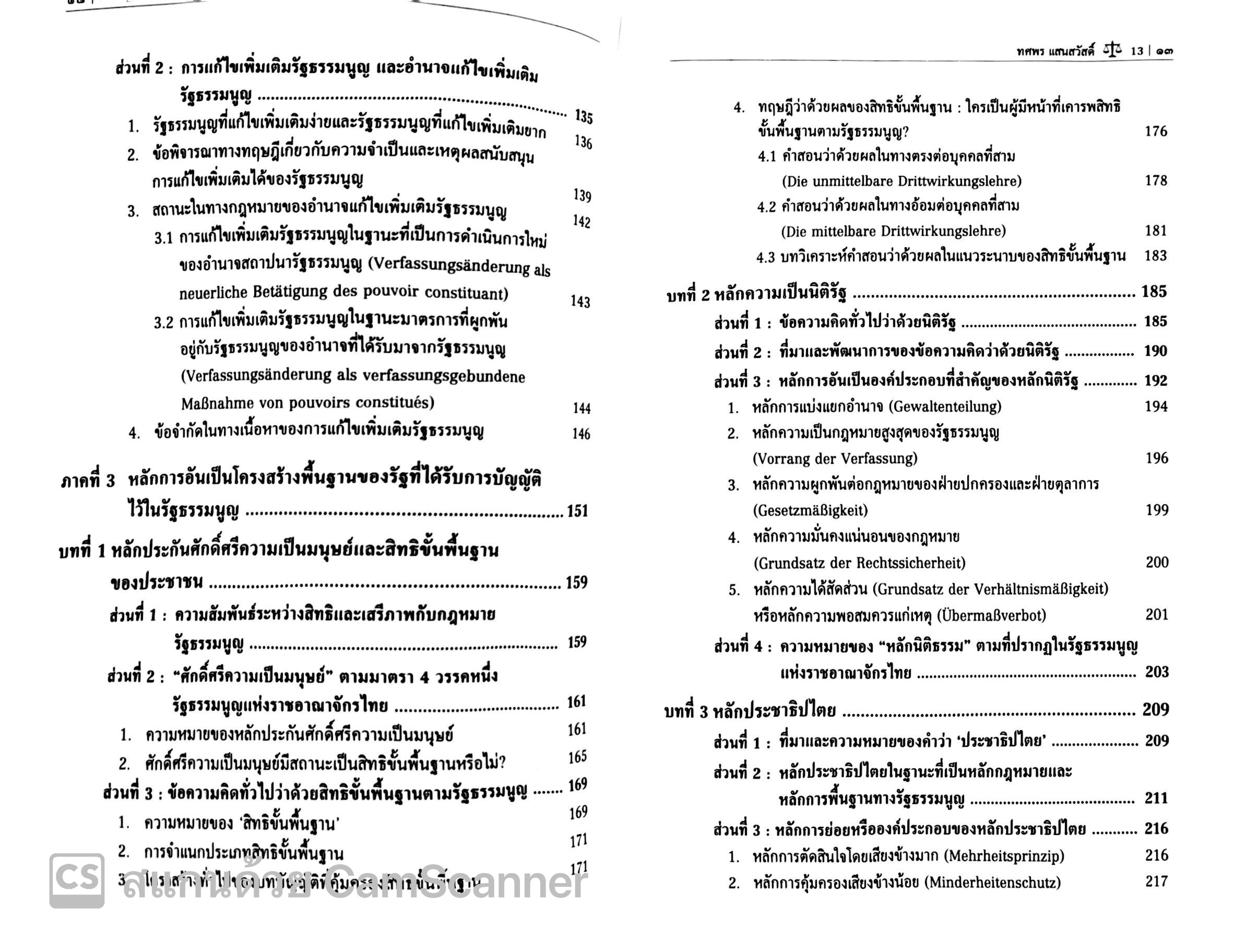 หลักการพื้นฐานแห่งกฎหมายรัฐธรรมนูญ / โดย : ดร.ทศพร แสนสวัสดิ์ / ปีที่พิมพ์ : กันยายน 2567 (ครั้งที่ 2)