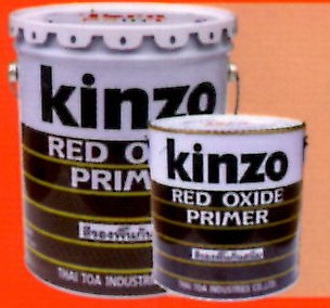 Kinzo Red Oxide Primer คินโซ่ สีรองพื้นกันสนิมแดง