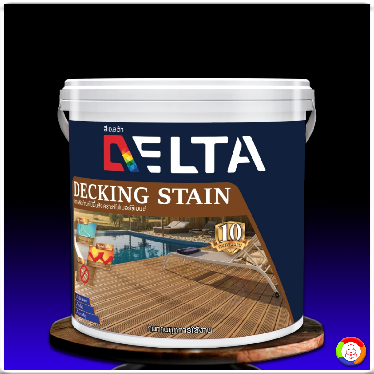 เดลต้า เดกกิ้ง สเตน Delta Decking Stain
