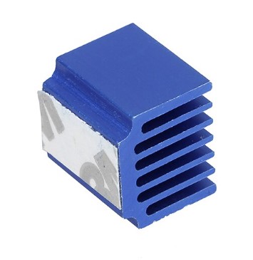 แผ่นระบายความร้อน TMC2208 LV8729 super large blue heat sink stepper motor drive heat sink