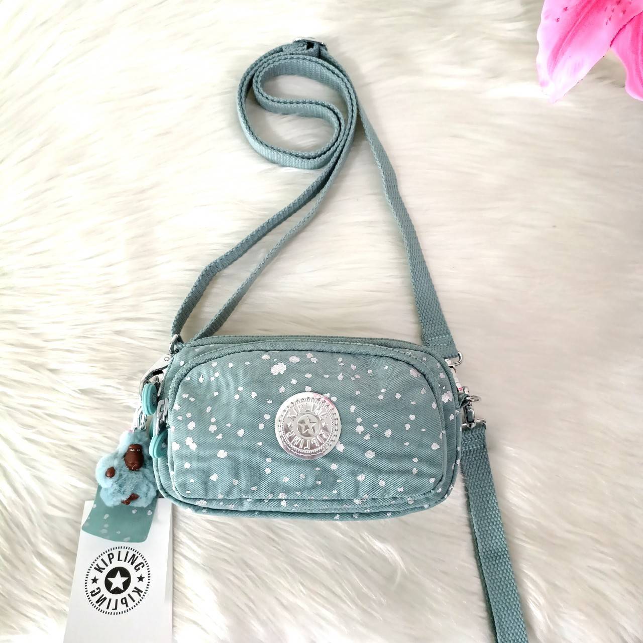 กระเป๋าสะพาย คิปลิ้ง คิปลิง KIPLING 3 Monkey Seoul up