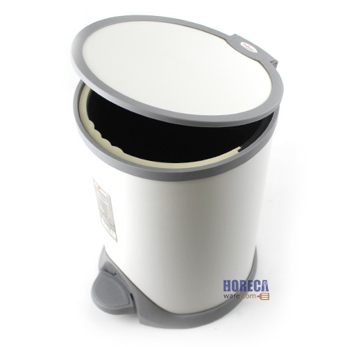 ถังขยะเท้าเหยียบกลม 11 ลิตร MT-5231 ตราคีย์เวย์