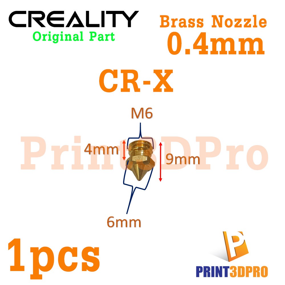 Creality Part CR-X Brass Nozzle 0.4mm